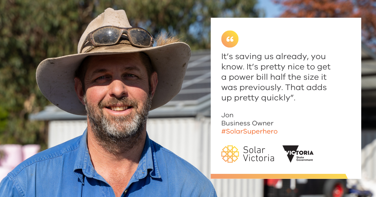 "We are very keen to put in a battery and add enough solar to cover our whole power needs. We'd love to do that.”