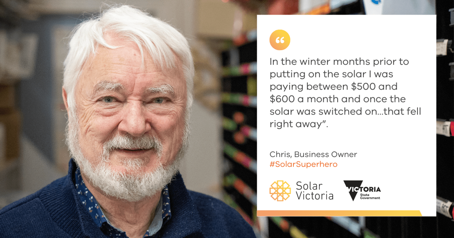 "In the winter months prior to putting on the solar I was paying between $500 and $600 a month and once the solar was switched on...that fell right away”.
